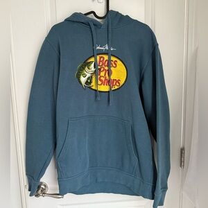 Bass Pro Shops Teal Hoodie with Logo